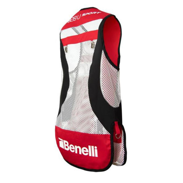 Benelli Sporting Skeet Vest black red breathable shooting vest