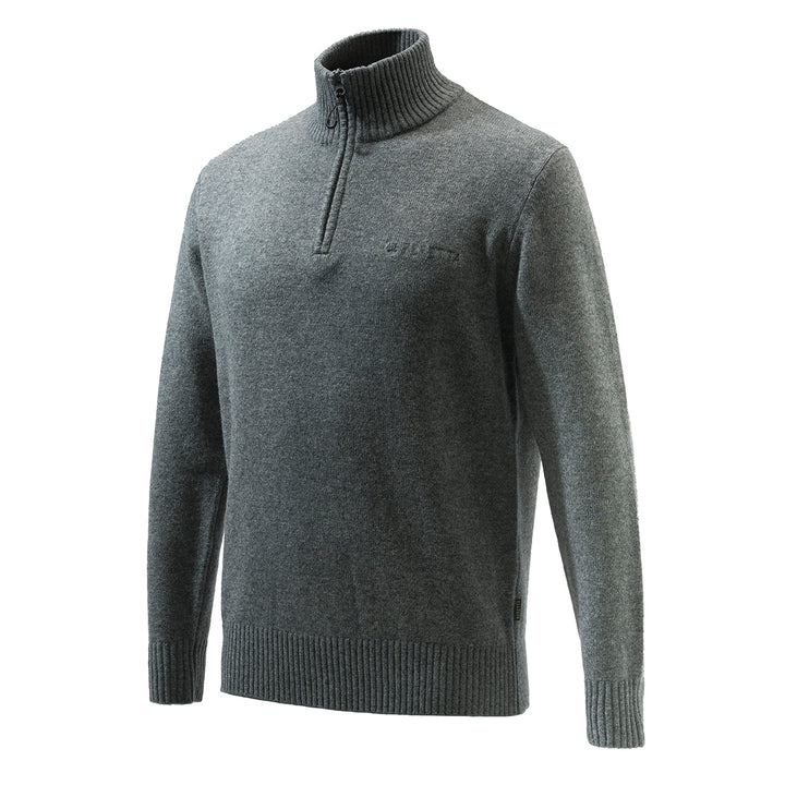 Beretta Dorset half zip sweater grey shooting jumper outdoor clothing