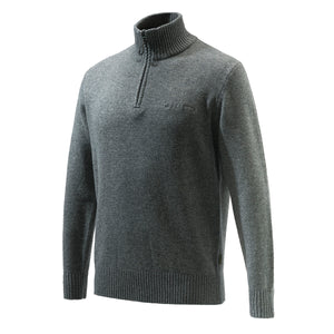 Beretta Dorset Half Zip Sweater Grey
