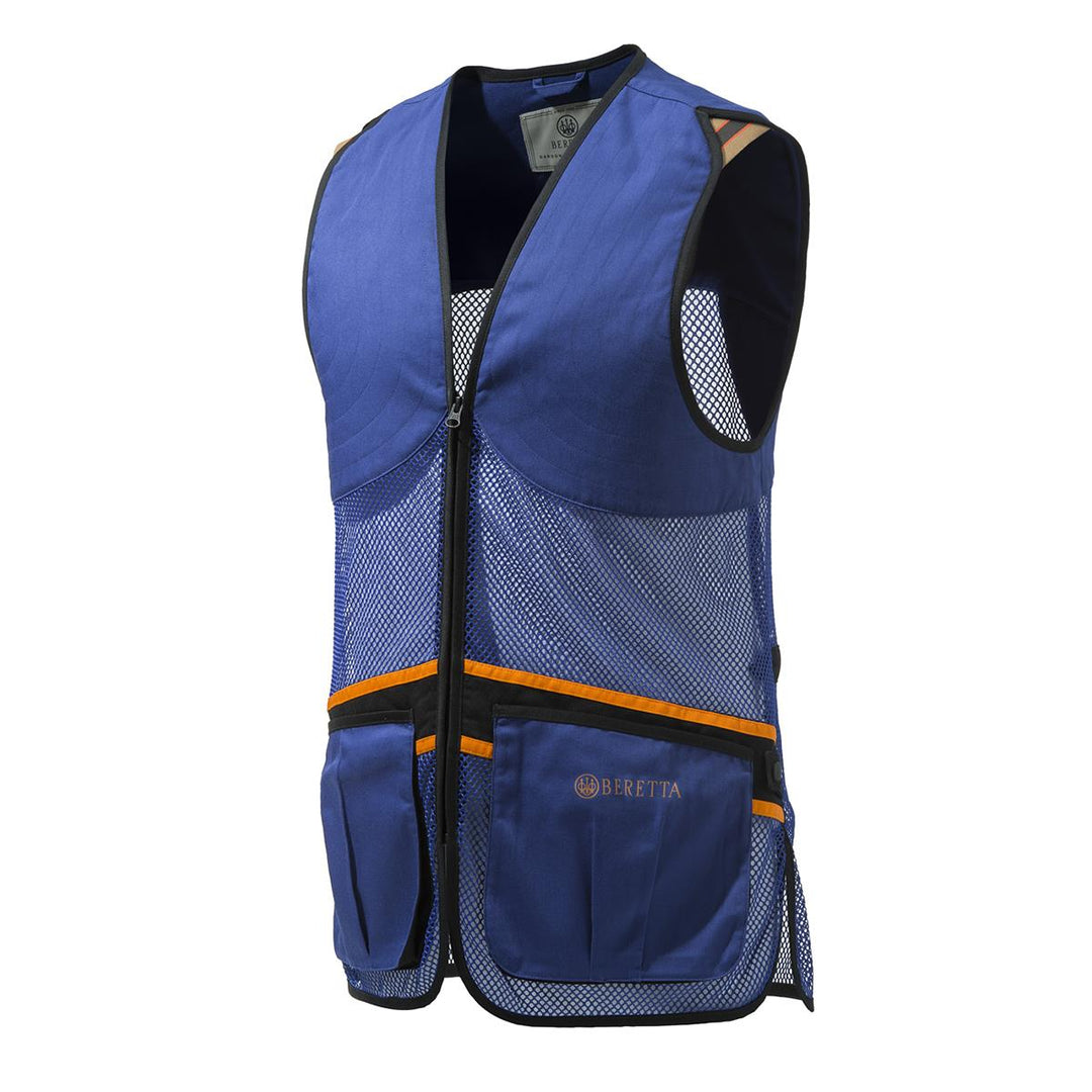 Beretta full mesh shooting vest Beretta Blue breathable clay shooting vest