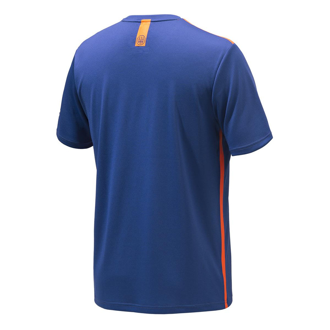 Beretta stripe t shirt blue casual outdoor clothing