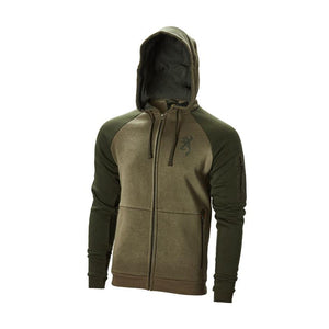 Browning Zip Snapshot Sweatshirt Two Tones Green