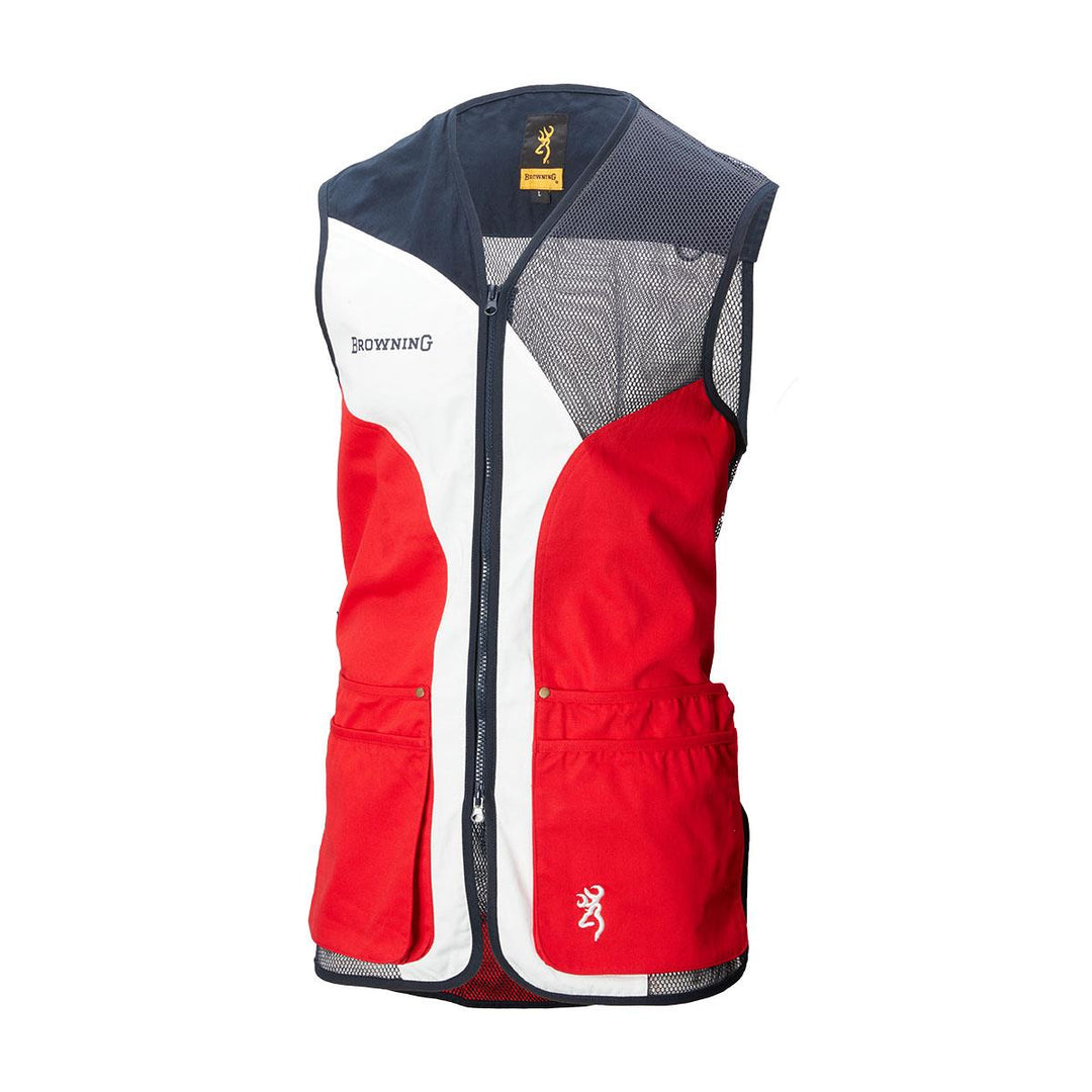 Browning Sporter shooting vest red clay shooting vest range clothing