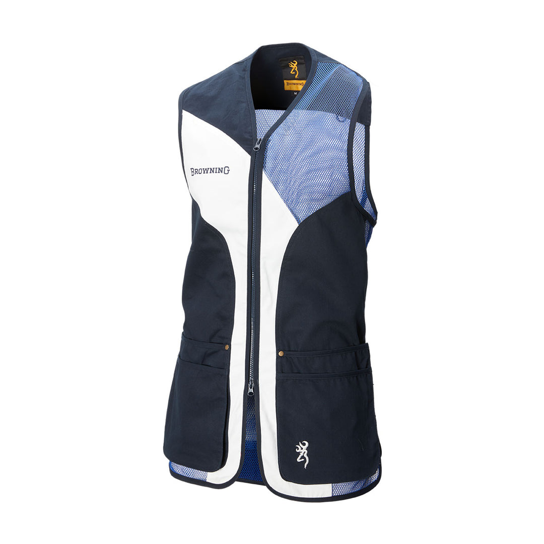 Browning Sporter shooting vest blue clay shooting vest range clothing