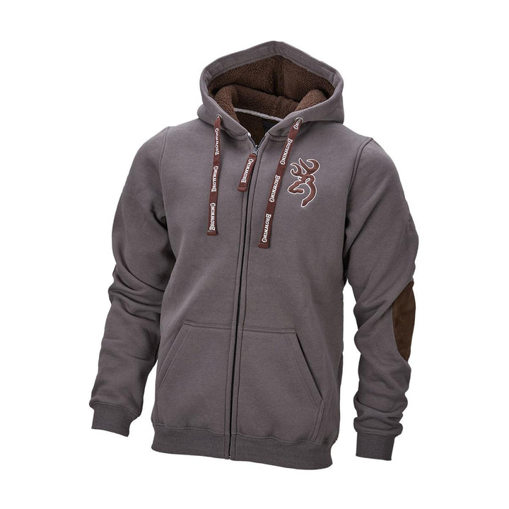 Browning warm snapshot sweatshirt ash grey comfortable outdoor clothing