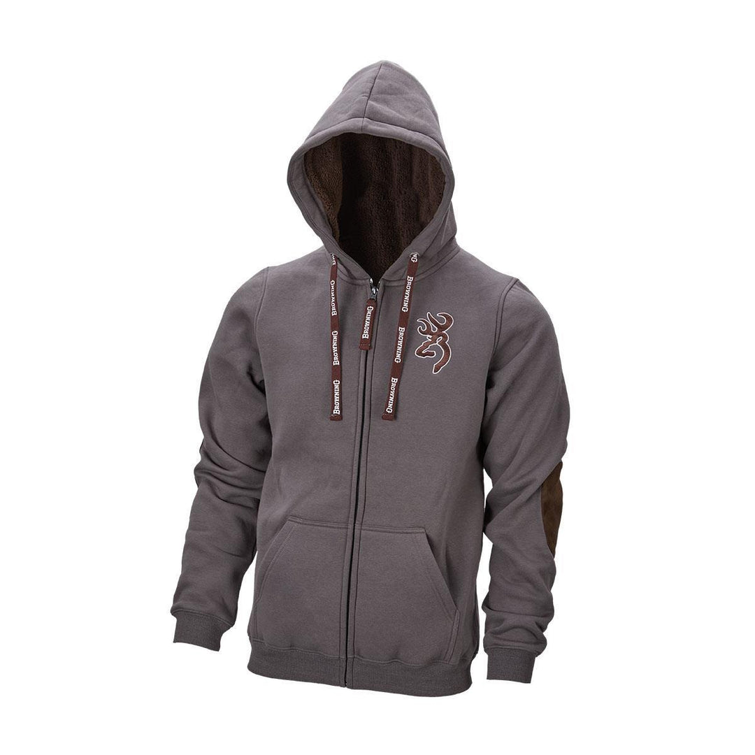 Browning warm snapshot sweatshirt ash grey comfortable outdoor clothing