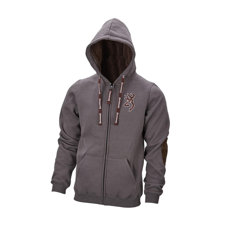 Browning warm snapshot sweatshirt ash grey comfortable outdoor clothing