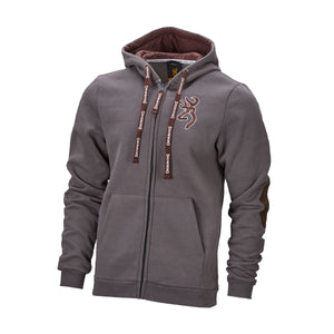 Browning Zip Snapshot Sweatshirt Ashgrey
