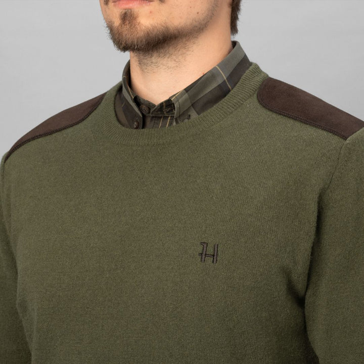 Harkila Arran jumper olive shooting jumper countryside clothing