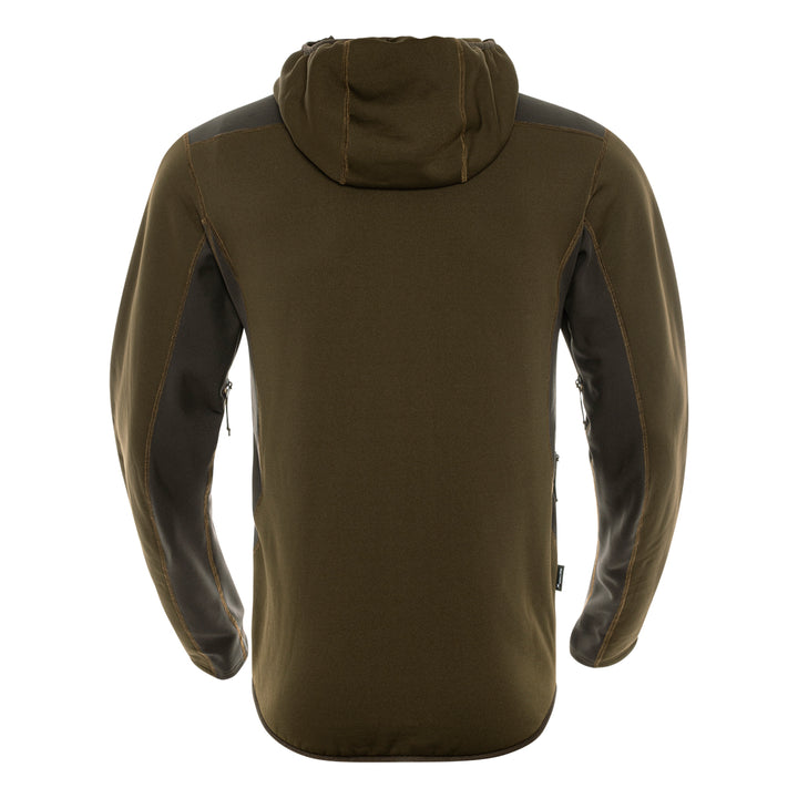 Harkila Deer Stalker fleece hoodie willow green shadow brown hunting fleece hoodie