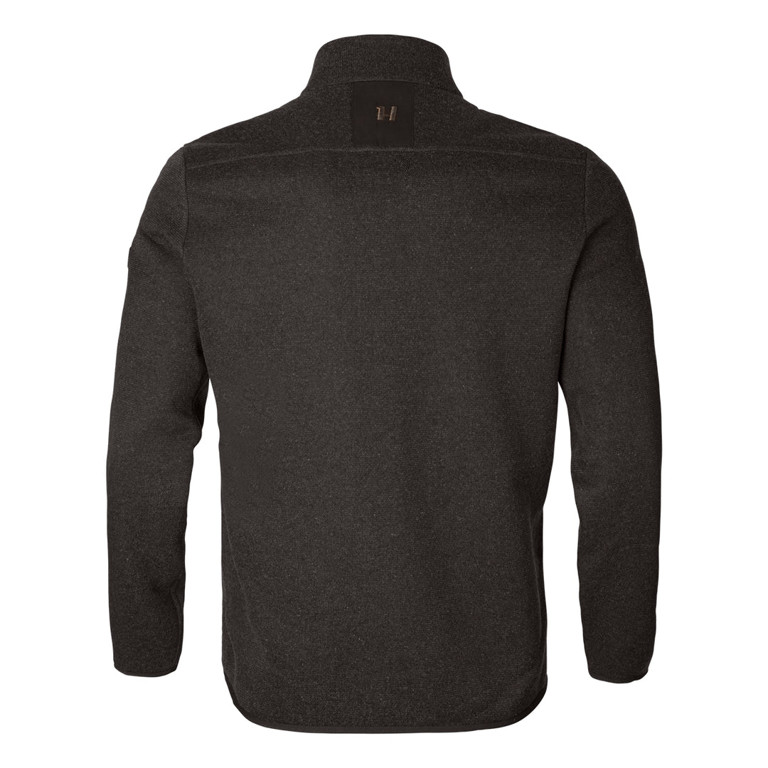 Harkila Metso half zip shadow brown wool shooting jumper countryside clothing
