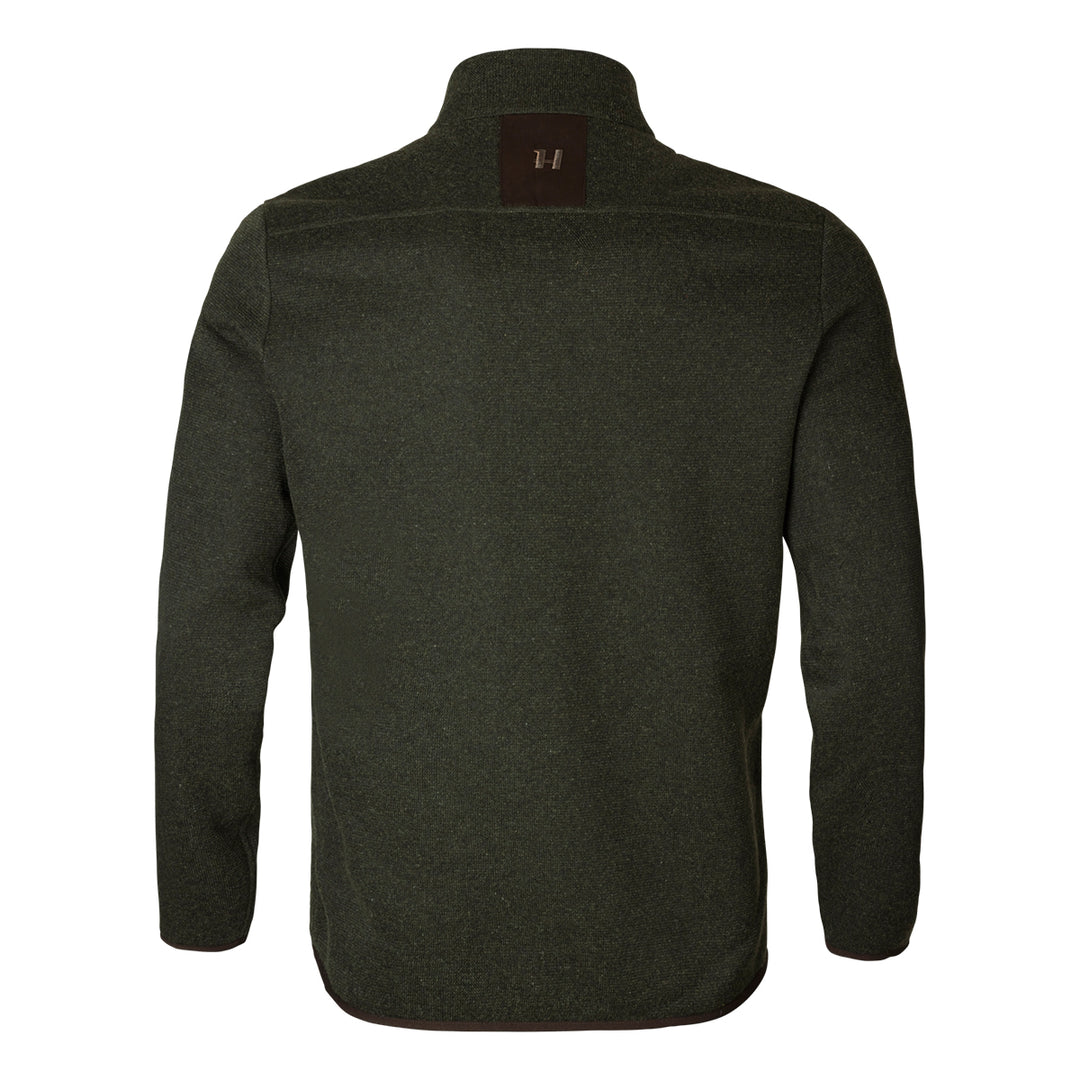 Harkila Metso half zip willow green wool shooting jumper countryside clothing