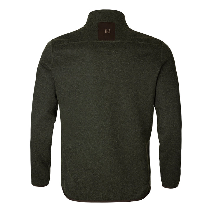 Harkila Metso half zip willow green wool shooting jumper countryside clothing