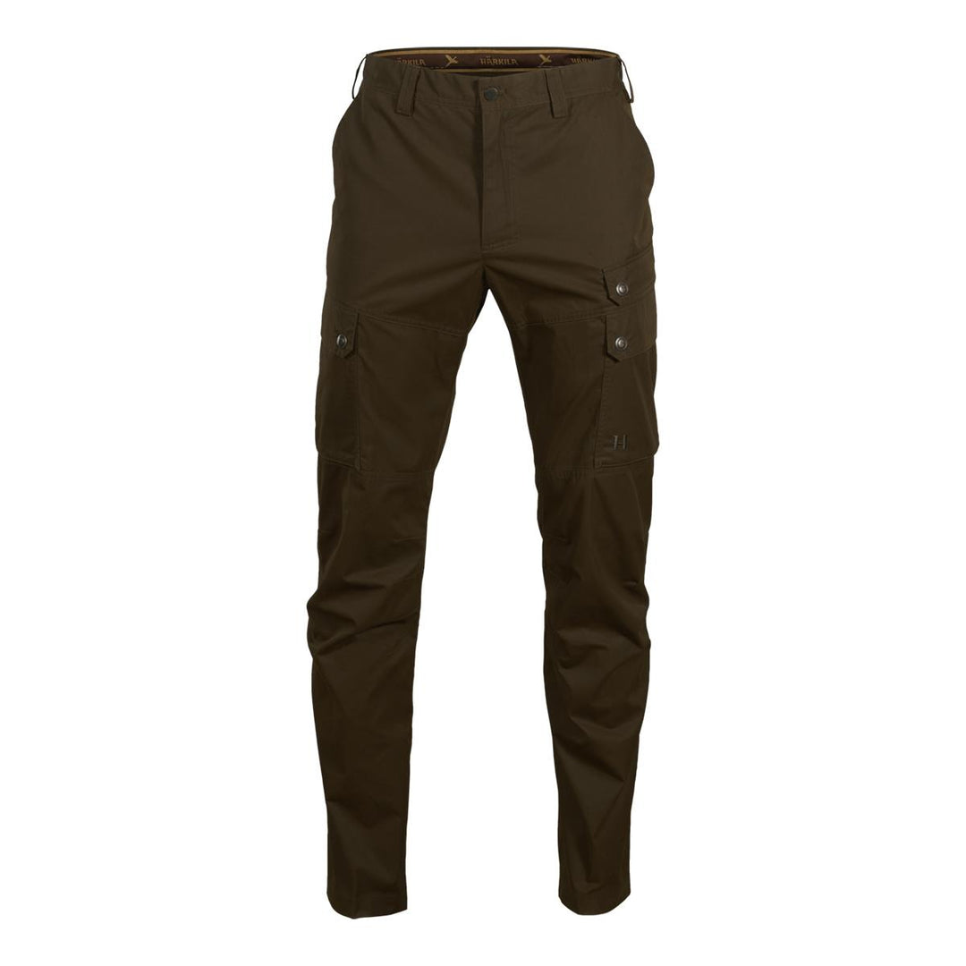Harkila Retrieve Light trousers dark warm olive lightweight shooting trousers