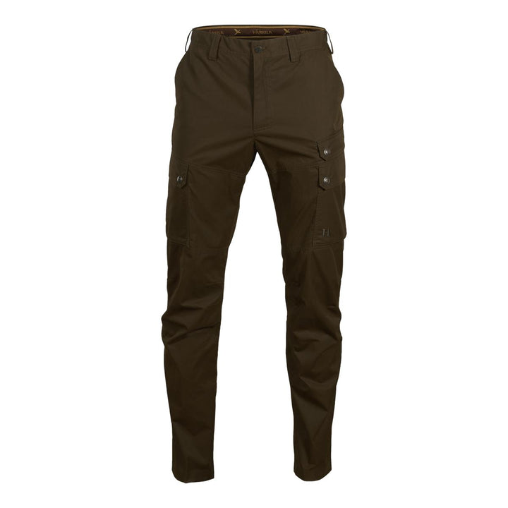 Harkila Retrieve Light trousers dark warm olive lightweight shooting trousers