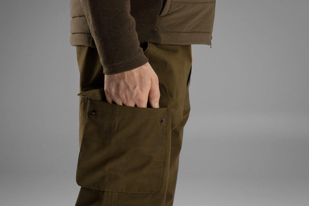 Harkila Retrieve trousers warm olive shooting trousers outdoor field wear