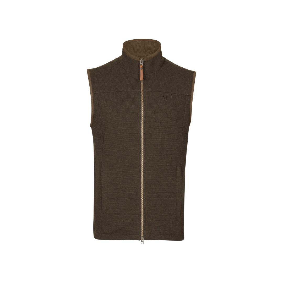 Harkila Sandhem Pro waistcoat willow green fleece shooting waistcoat