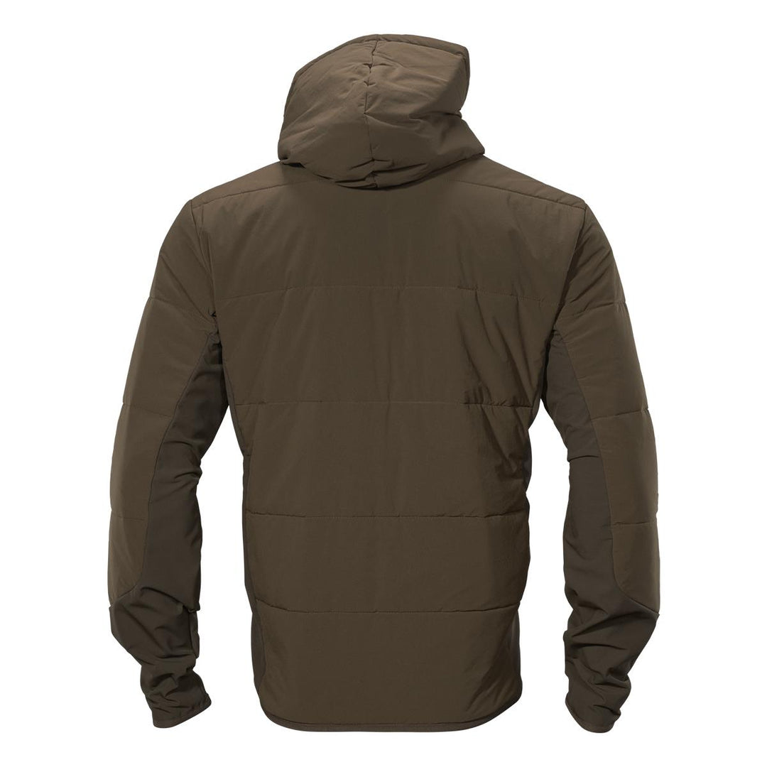 Harkila insulated midlayer hunting green shadow brown warm outdoor jacket