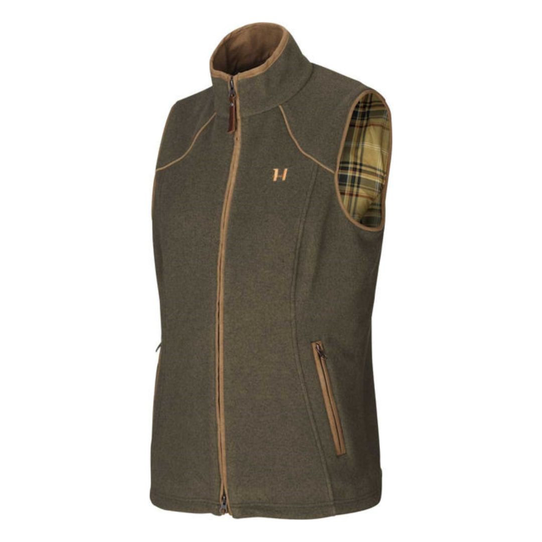 Harkila womens Sandhem Pro waistcoat willow green fleece shooting waistcoat