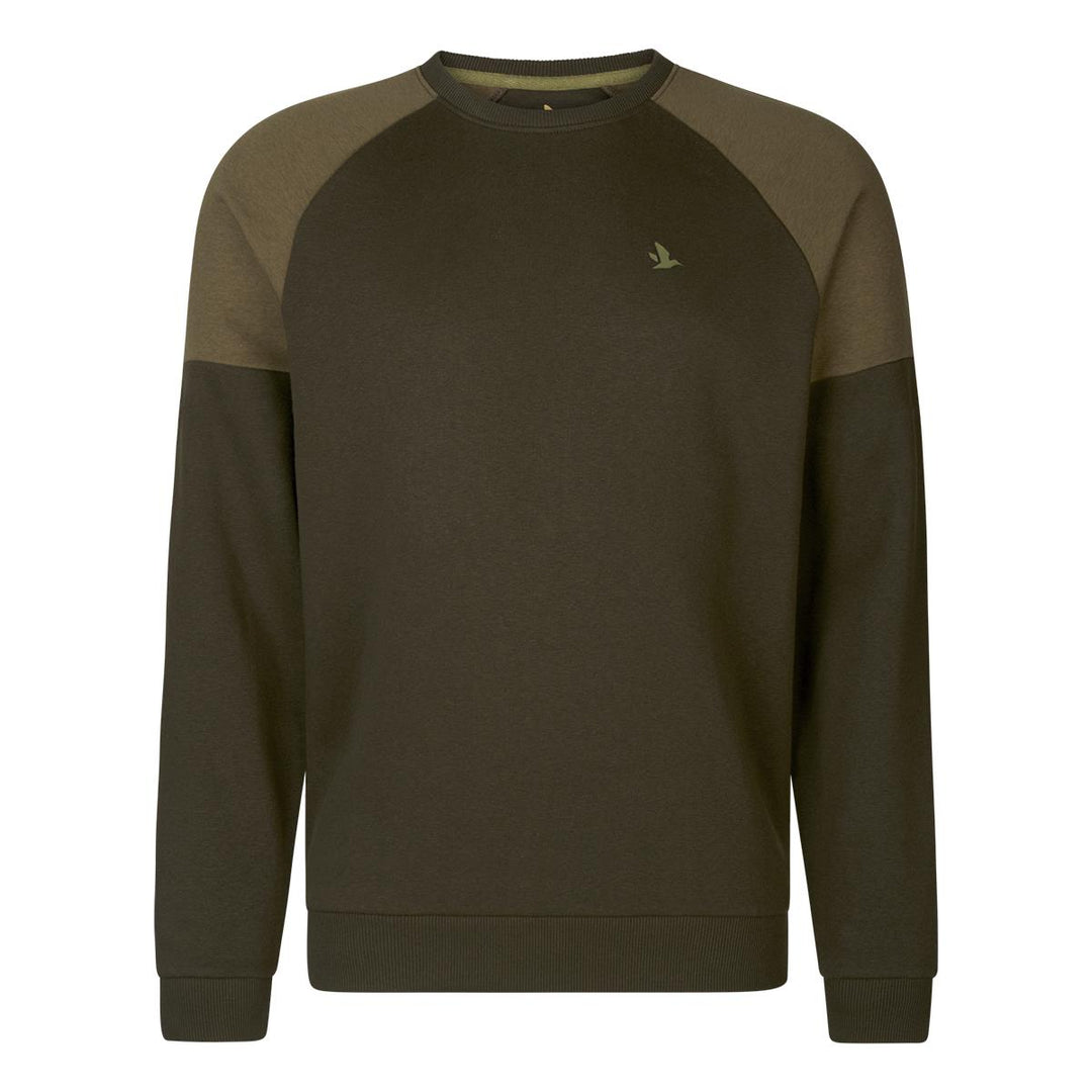 Seeland Cross sweatshirt pine green outdoor casual clothing