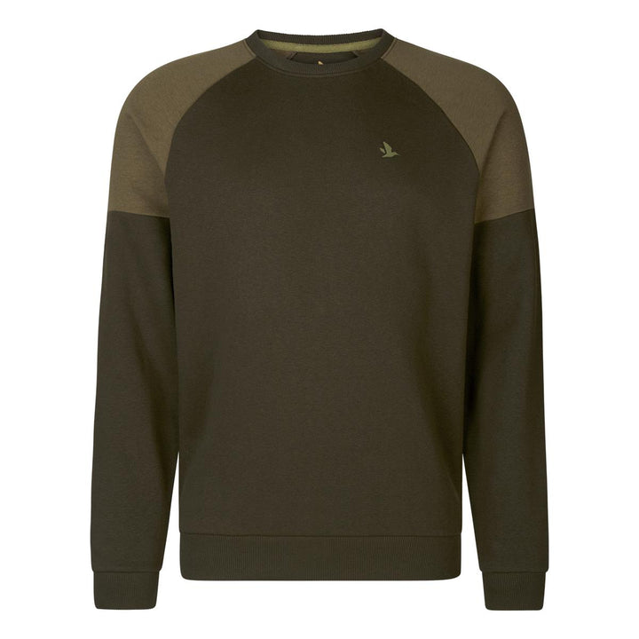 Seeland Cross sweatshirt pine green outdoor casual clothing
