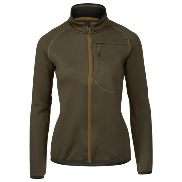 Seeland Hawker ladies full zip fleece pine green outdoor fleece jacket womens clothing