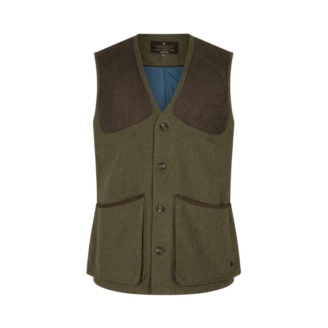 Seeland Hillside Harriet waistcoat moss green mens countryside waistcoat outdoor clothing