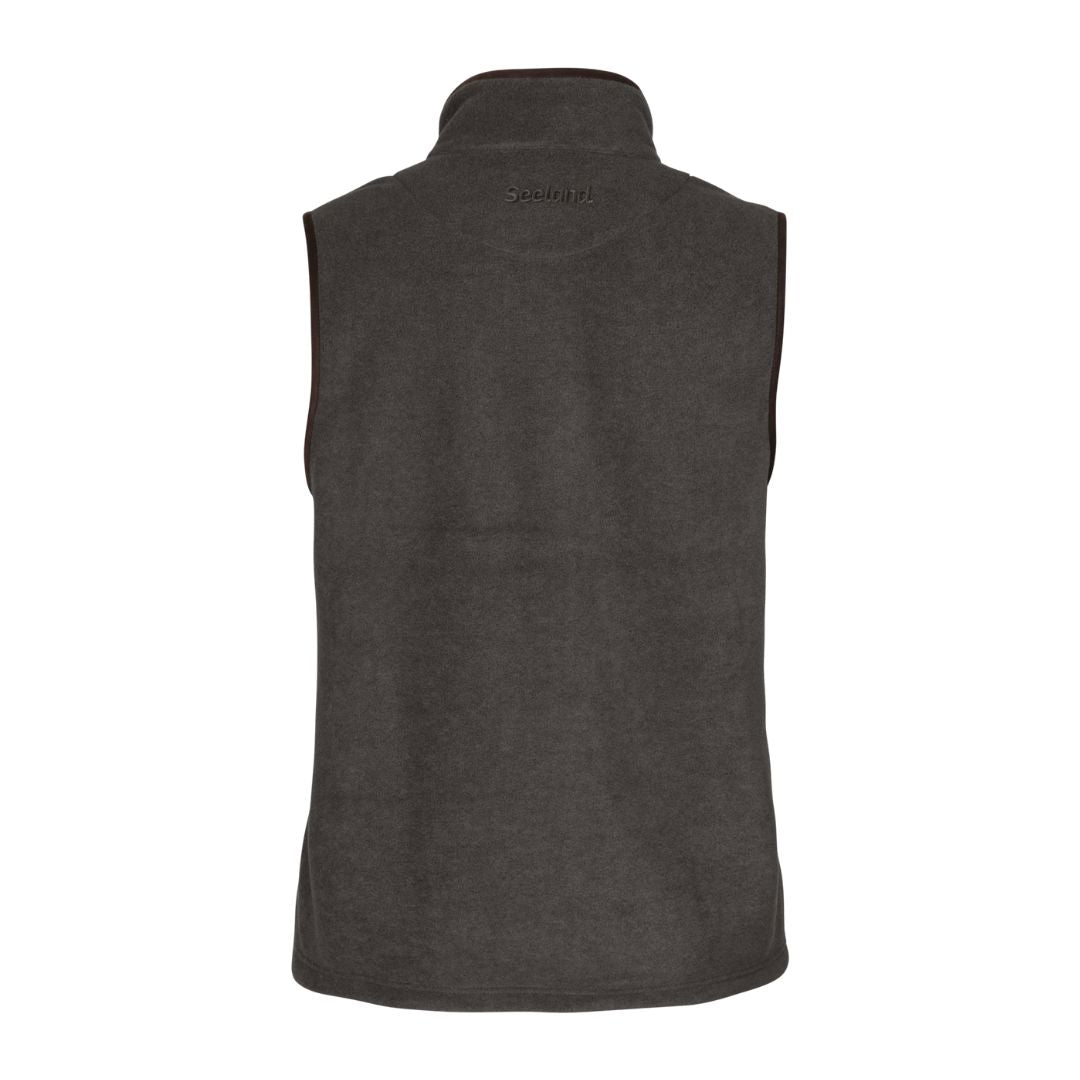 Seeland Woodcock Earl waistcoat dark grey melange fleece countryside clothing