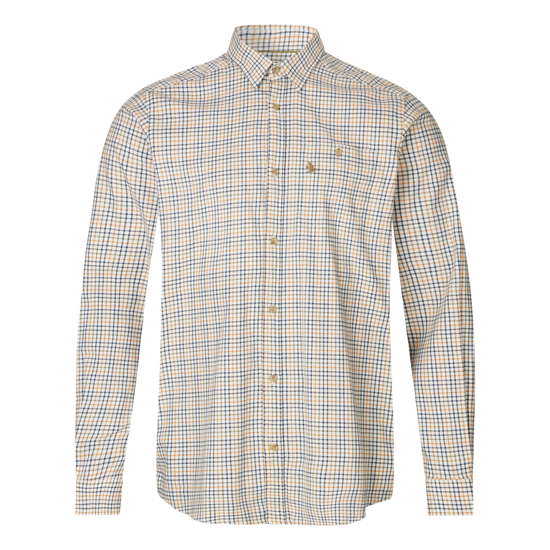 Seeland classic shooting shirt yellow check country shirt outdoor clothing