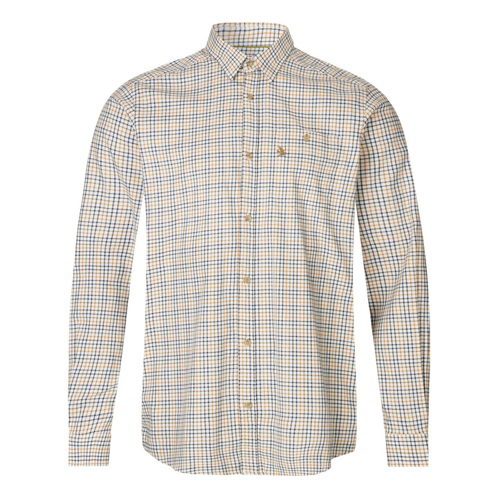 Seeland classic shooting shirt yellow check country shirt outdoor clothing