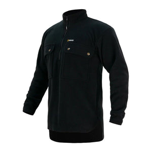 Swazi Back 40 1/4 Zip Fleece Black