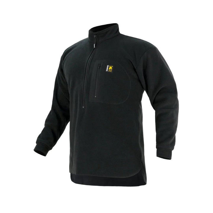 Swazi Bush fleece 1/4 zip black outdoor hunting fleece countryside clothing